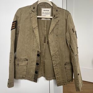 Zadig & Voltaire 100% Cotton Blazer - size medium